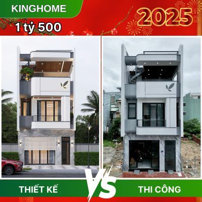 THIẾT KẾ & XÂY DỰNG NHÀ ĐẸP QUY NHƠN - KINGHOME 2026 1 Hình ảnh thiết kế và xây dựng bởi KingHome