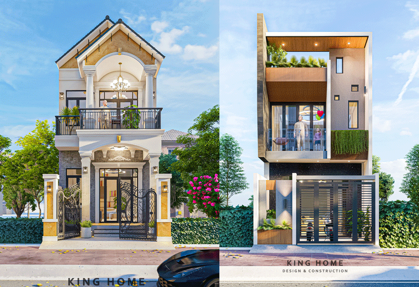 Nhà đẹp Quy nhơn - KIẾN TRÚC KING HOME