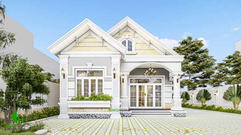 Nhà Anh Thắng - Biệt thự mái thái đẳng cấp