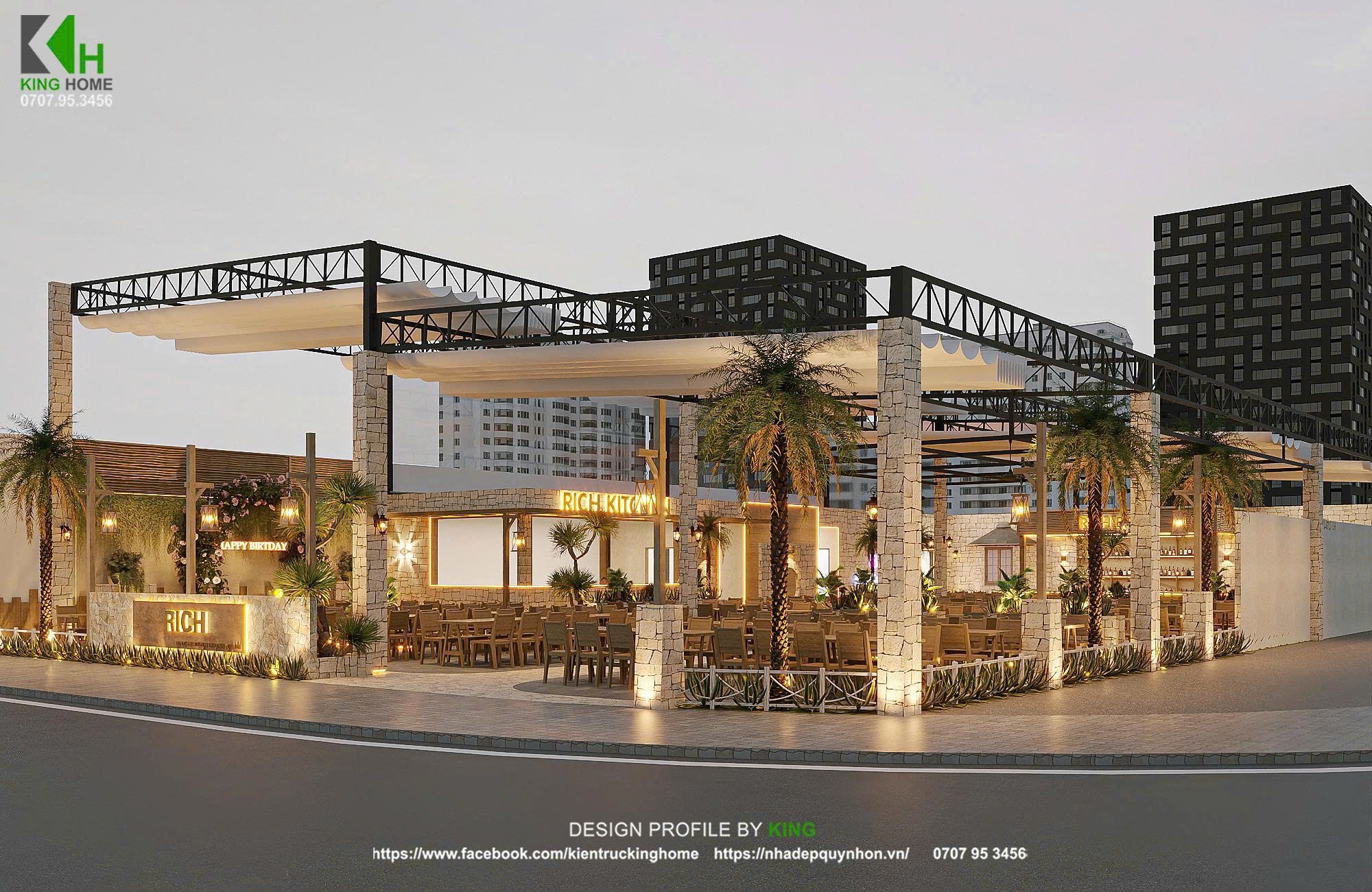 Phối cảnh mặt tiền Rich Beer