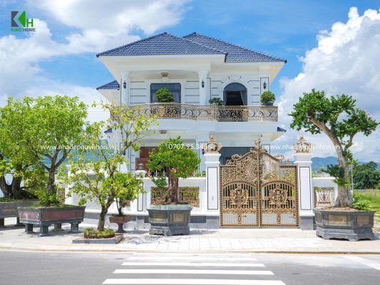 Mặt tiền ngôi biệt thự tại Đăk Lăk